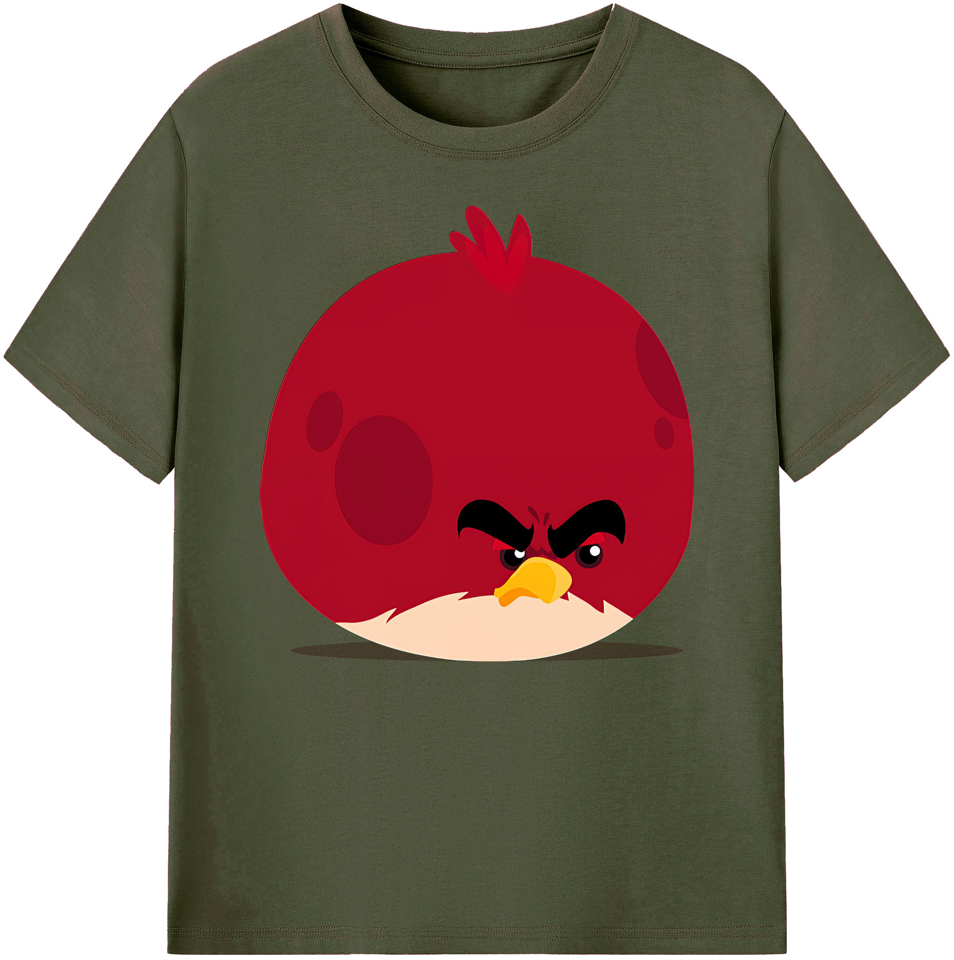 （画像用） Angry Birds アングリーバード 綿100％ メンズ半袖Tシャツ｜肌触りやわらか＆通気性